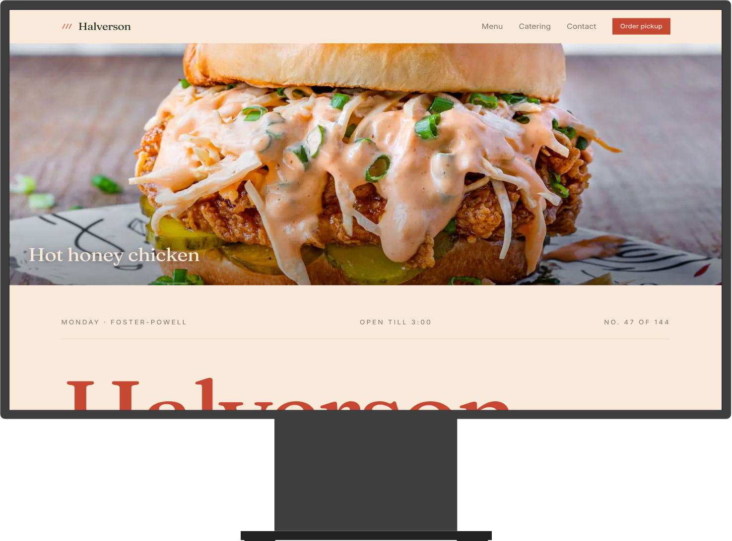 Halverson Sandwich Co. site cover