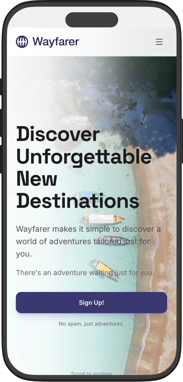Wayfarer Travel mobile cover
